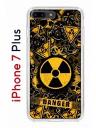Чехол-накладка iPhone 7 Plus/8 Plus Kruche Print Danger