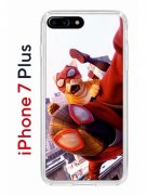 Чехол-накладка iPhone 7 Plus/8 Plus Kruche Print Человек паук