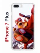 Чехол-накладка iPhone 7 Plus/8 Plus Kruche Print Человек паук