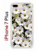 Чехол-накладка iPhone 7 Plus/8 Plus Kruche Print Ромашки
