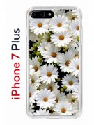 Чехол-накладка iPhone 7 Plus/8 Plus Kruche Print Ромашки