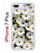 Чехол-накладка iPhone 7 Plus/8 Plus Kruche Print Ромашки