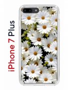 Чехол-накладка iPhone 7 Plus/8 Plus Kruche Print Ромашки