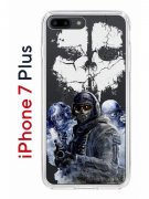 Чехол-накладка Apple iPhone 7 Plus (580664) Kruche PRINT Call of Duty