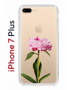 Чехол-накладка iPhone 7 Plus/8 Plus Kruche Print Пион