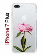 Чехол-накладка iPhone 7 Plus/8 Plus Kruche Print Пион