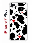 Чехол-накладка iPhone 7 Plus/8 Plus Kruche Print Корова
