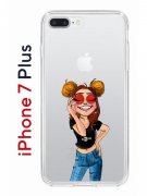 Чехол-накладка iPhone 7 Plus Kruche Print Smiling