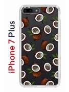 Чехол-накладка iPhone 7 Plus/8 Plus Kruche Print Кокосы
