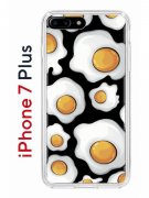 Чехол-накладка Apple iPhone 7 Plus (580664) Kruche PRINT Глазунья
