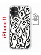 Чехол-накладка iPhone 11 Kruche Magnet Print Призраки