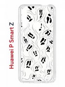 Чехол-накладка Huawei P Smart Z (588928) Kruche PRINT Призраки