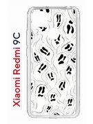 Чехол-накладка Xiaomi Redmi 9C Kruche Print Призраки