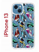 Чехол-накладка iPhone 13 Kruche Print Кроссы Nike Air Max