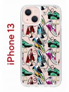 Чехол-накладка iPhone 13 Kruche Print Кроссы Nike Air Max