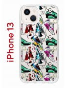 Чехол-накладка iPhone 13 Kruche Print Кроссы Nike Air Max