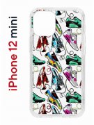 Чехол-накладка Apple iPhone 12 mini (588924) Kruche PRINT Кроссы Nike Air Max