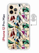Чехол-накладка Apple iPhone 12 Pro Max (598885) Kruche PRINT Кроссы Nike Air Max