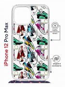 Чехол-накладка Apple iPhone 12 Pro Max (598924) Kruche PRINT Кроссы Nike Air Max