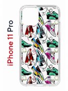 Чехол-накладка Apple iPhone 11 Pro (580658) Kruche PRINT Кроссы Nike Air Max
