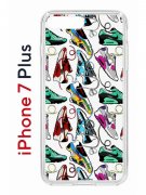 Чехол-накладка Apple iPhone 7 Plus (580664) Kruche PRINT Кроссы Nike Air Max
