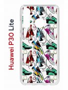 Чехол-накладка Huawei P30 Lite (585137) Kruche PRINT Кроссы Nike Air Max