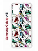 Чехол-накладка Samsung Galaxy A51 (582691) Kruche PRINT Кроссы Nike Air Max