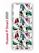 Чехол-накладка Huawei P Smart 2021 (594564) Kruche PRINT Кроссы Nike Air Max