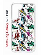 Чехол-накладка Samsung Galaxy S22 Plus (610634) Kruche PRINT Кроссы Nike Air Max