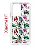 Чехол-накладка Xiaomi 11T (612848) Kruche PRINT Кроссы Nike Air Max