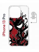 Чехол-накладка Apple iPhone 13 Pro (610631) Kruche PRINT Spider-Man-Venom