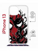 Чехол-накладка Apple iPhone 13 (610629) Kruche PRINT Spider-Man-Venom