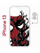 Чехол-накладка Apple iPhone 13 (610627) Kruche PRINT Spider-Man-Venom