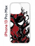 Чехол-накладка Apple iPhone 13 Pro Max (606544) Kruche PRINT Spider-Man-Venom