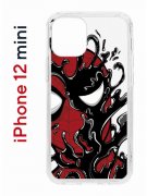 Чехол-накладка Apple iPhone 12 mini (588924) Kruche PRINT Spider-Man-Venom