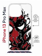 Чехол-накладка Apple iPhone 13 Pro Max (610628) Kruche PRINT Spider-Man-Venom