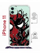 Чехол-накладка iPhone 11 Kruche Magrope Print Spider-Man-Venom