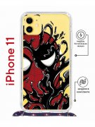 Чехол-накладка iPhone 11 Kruche Magrope Print Spider-Man-Venom