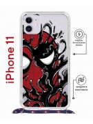Чехол-накладка iPhone 11 Kruche Magrope Print Spider-Man-Venom