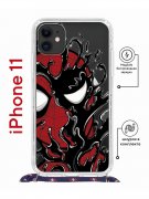 Чехол-накладка iPhone 11 Kruche Magrope Print Spider-Man-Venom