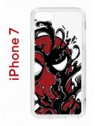 Чехол-накладка iPhone 7/8/SE (2020)/SE (2022) Kruche Print Spider-Man-Venom