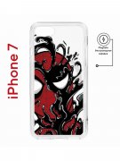 Чехол-накладка iPhone 7/8/SE (2020)/SE (2022) Kruche Magnet Print Spider-Man-Venom