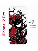 Чехол-накладка Apple iPhone 12 Pro (610612) Kruche PRINT Spider-Man-Venom