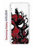 Чехол-накладка Samsung Galaxy A70 2019 (580673) Kruche PRINT Spider-Man-Venom