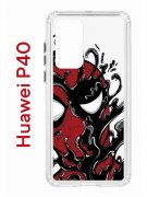 Чехол-накладка Huawei P40 (583862) Kruche PRINT Spider-Man-Venom