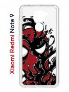 Чехол-накладка Xiaomi Redmi Note 9  (588931) Kruche PRINT Spider-Man-Venom