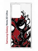 Чехол-накладка Samsung Galaxy Note 20 Ultra Kruche Print Spider-Man-Venom