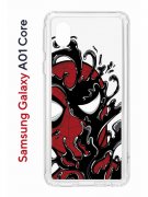 Чехол-накладка Samsung Galaxy A01 Core (593952) Kruche PRINT Spider-Man-Venom