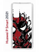 Чехол-накладка Huawei P Smart 2021 (594564) Kruche PRINT Spider-Man-Venom