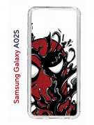 Чехол-накладка Samsung Galaxy A02s (594636) Kruche PRINT Spider-Man-Venom